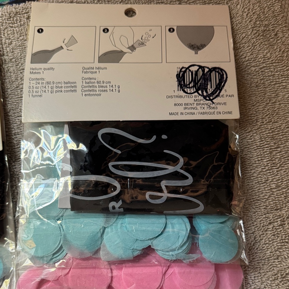 Celebrate It Pink & Blue 'Boy or Girl?' Balloon and Confetti Party Set - Picture 7 of 7